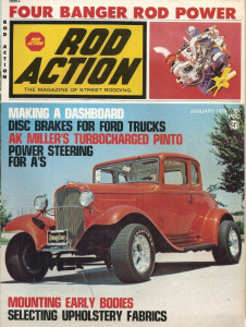 ROD ACTION 1974 JAN - Vol 3 #1, 4-BANGER POWER, CUSTOM DASH, TRUCK BRAKES